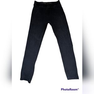 Girls black stretch jeans